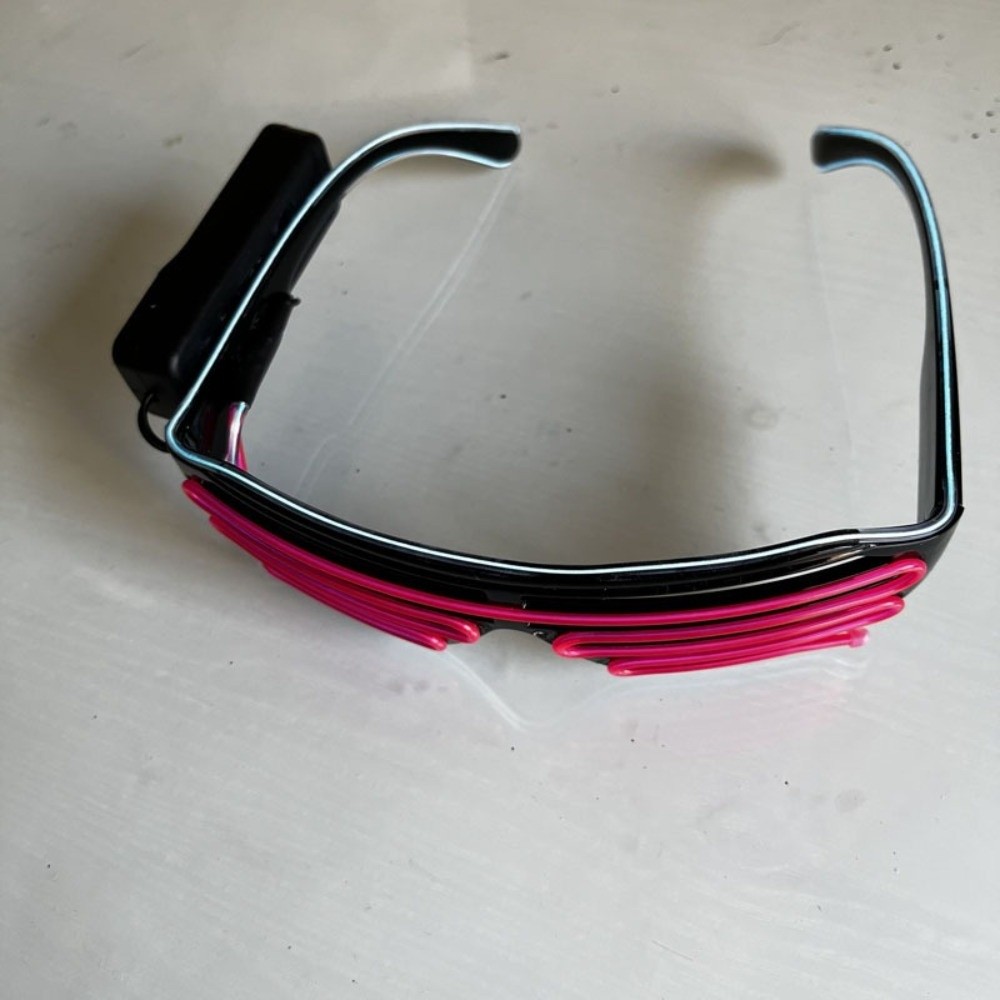 Glow In The Dark Party Glasses - Fashion Wireless LED Glowing Glasses Cool