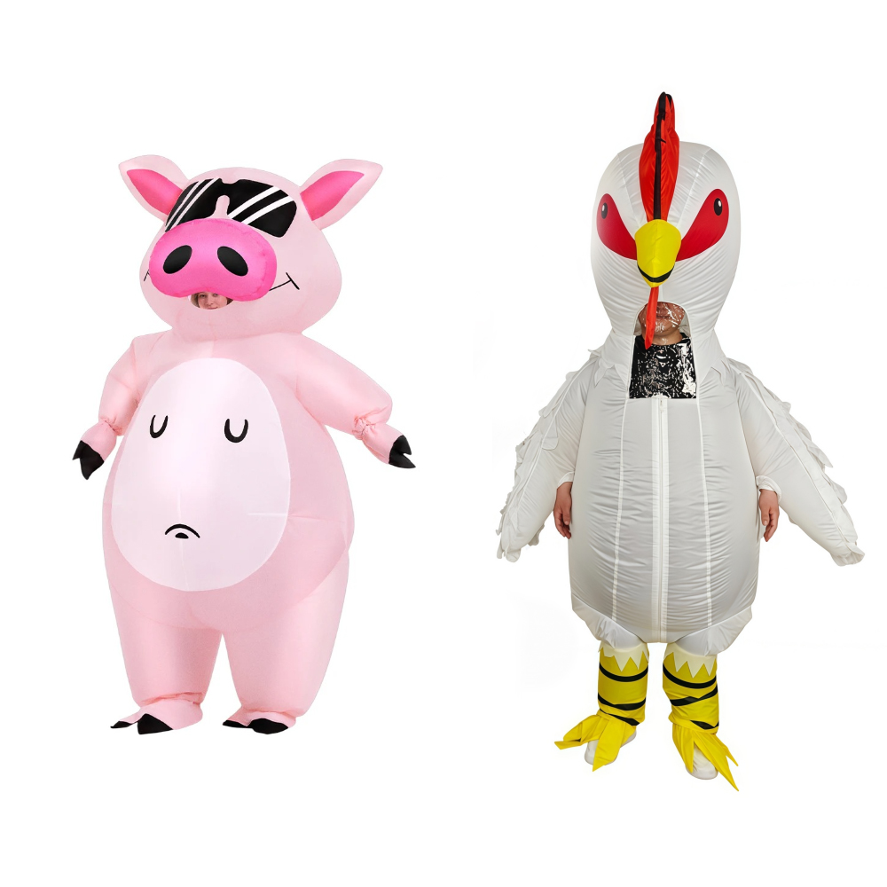 Cartoon Animal Piglet Inflatab - Costumes ulasan dan harga