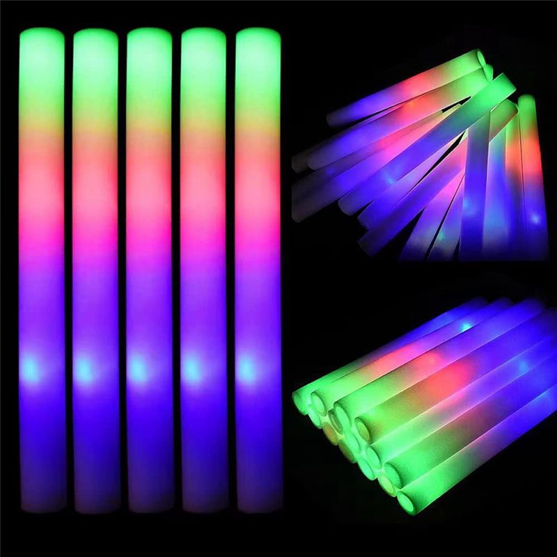 A75K Glow Sticks Bulk, LED Foa - Flashing Led Foam Sticks Party ulasan dan harga