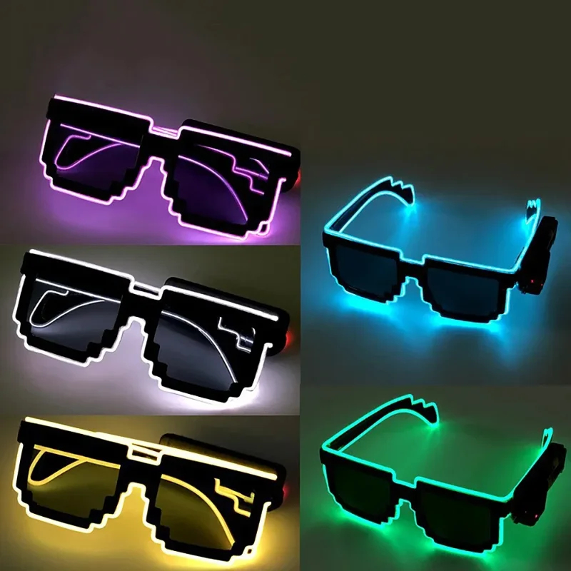 Wireless LED Light Up Glasses, - Glow In The Dark Party Glasses ulasan dan harga
