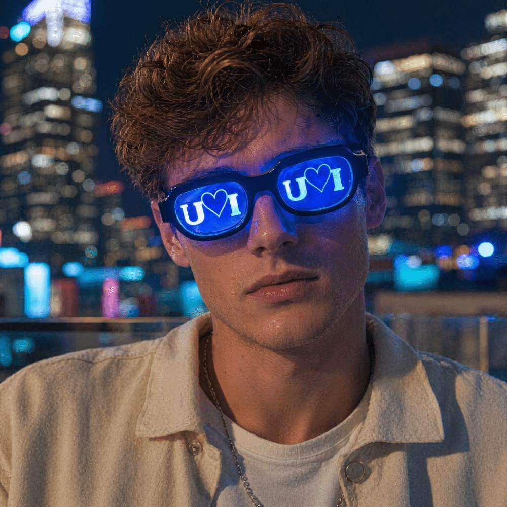 Special Effect LED Glasses Glo - Glow In The Dark Party Glasses ulasan dan harga