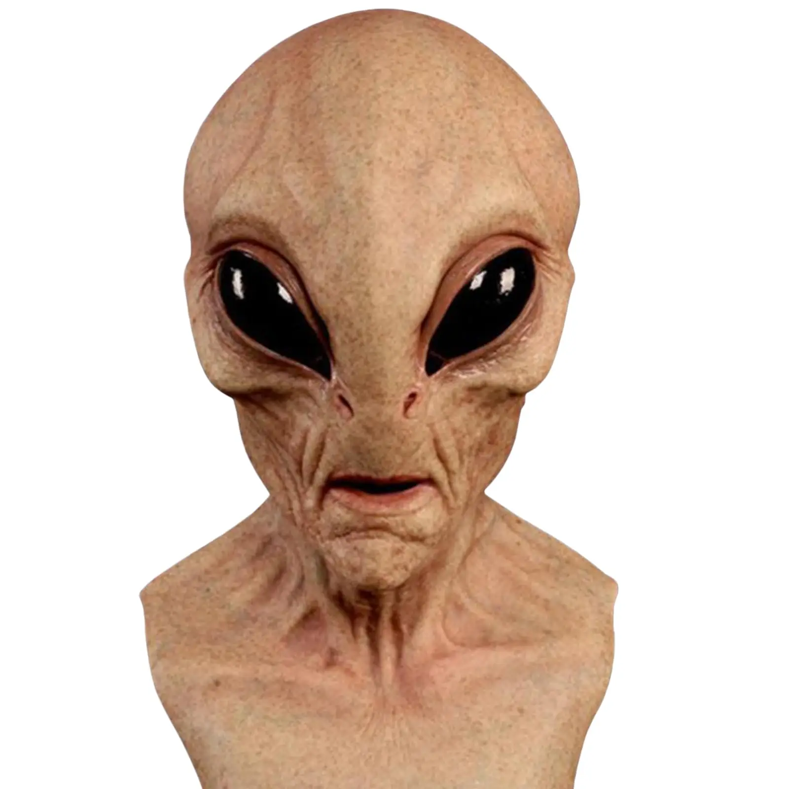Halloween Alien Mask Realistic - Latex Alien Mask Realistic ulasan dan harga
