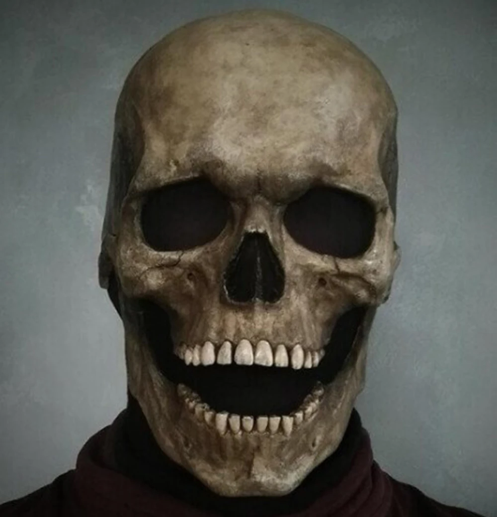 Halloween Mask Latex Scary Hor - Led Purge Mask Halloween ulasan dan harga