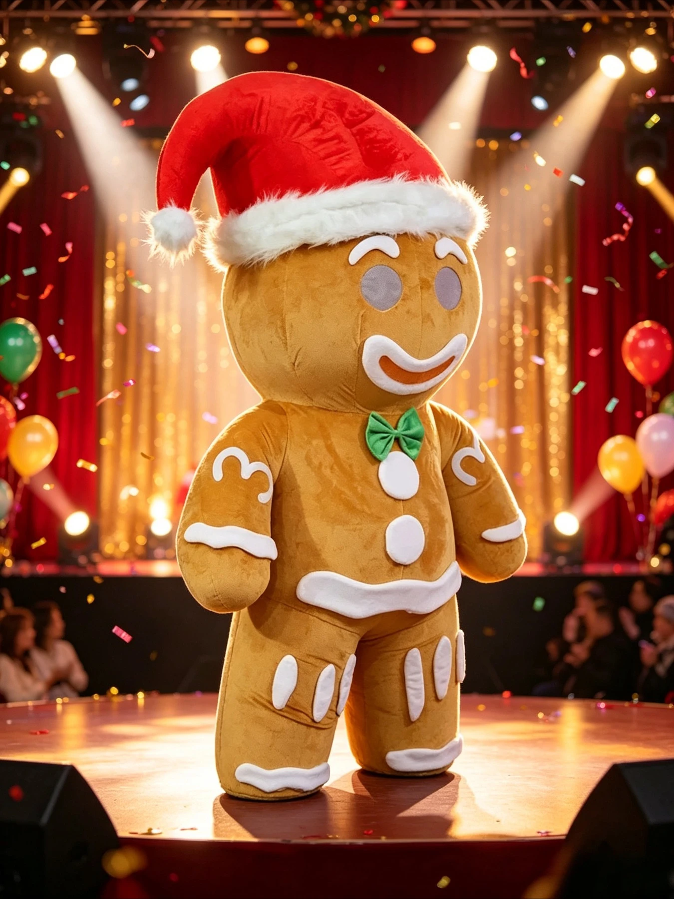 Inflatable Gingerbread Man Cos - Costumes ulasan dan harga