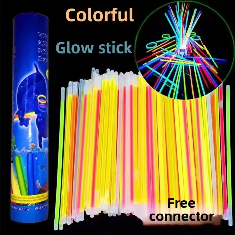 50/100Pcs Fluorescence Sticks  - Glow In The Dark Party Glasses ulasan dan harga