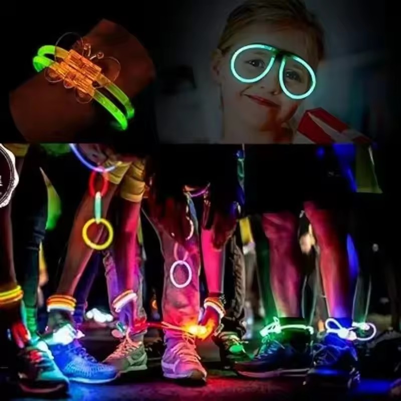 50/100Pcs Fluorescence Sticks  - Glow In The Dark Party Glasses ulasan dan harga