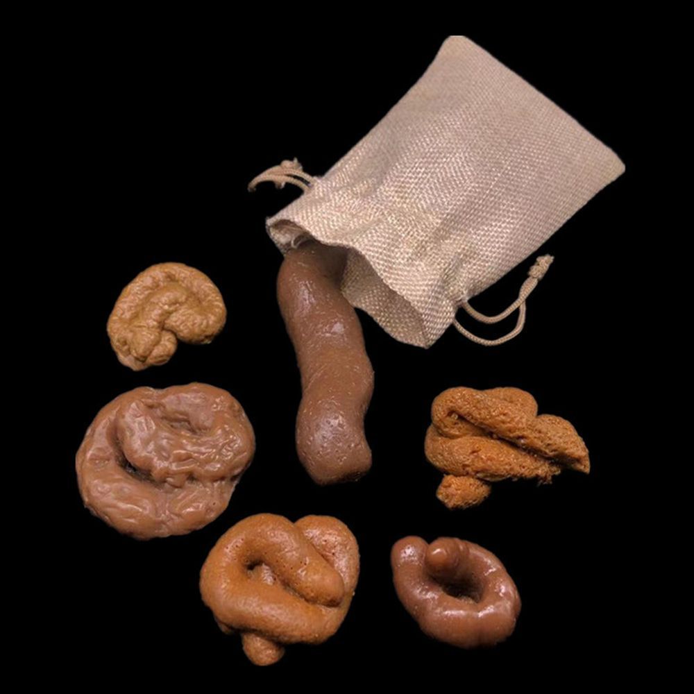 6Pcs Joke Tricky  Antistress G - Fake Poop Gag Gift ulasan dan harga